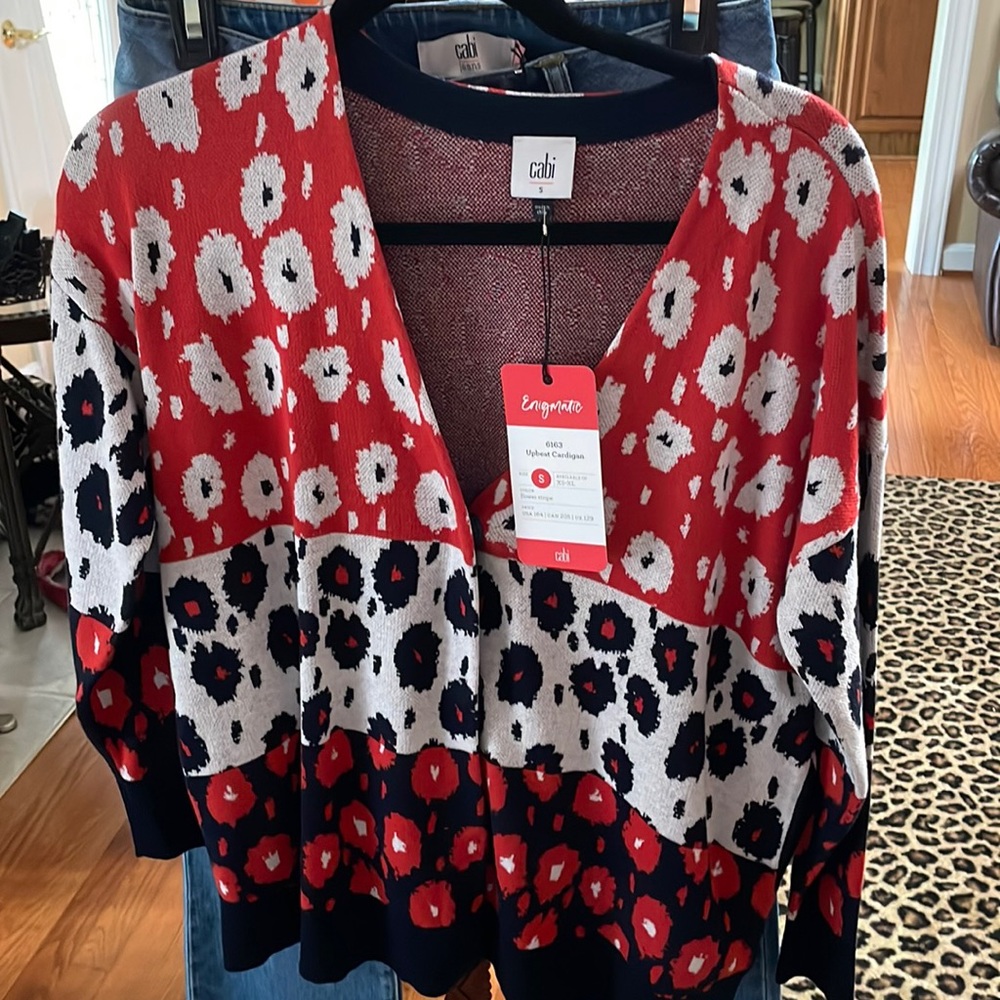 Cabi sweater from last spring. New